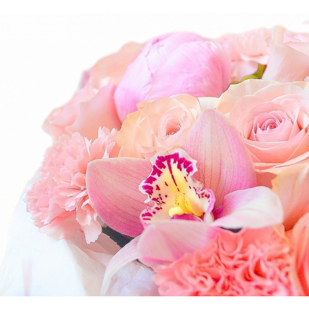 Букет цветов «Розовые облака» - фото 3